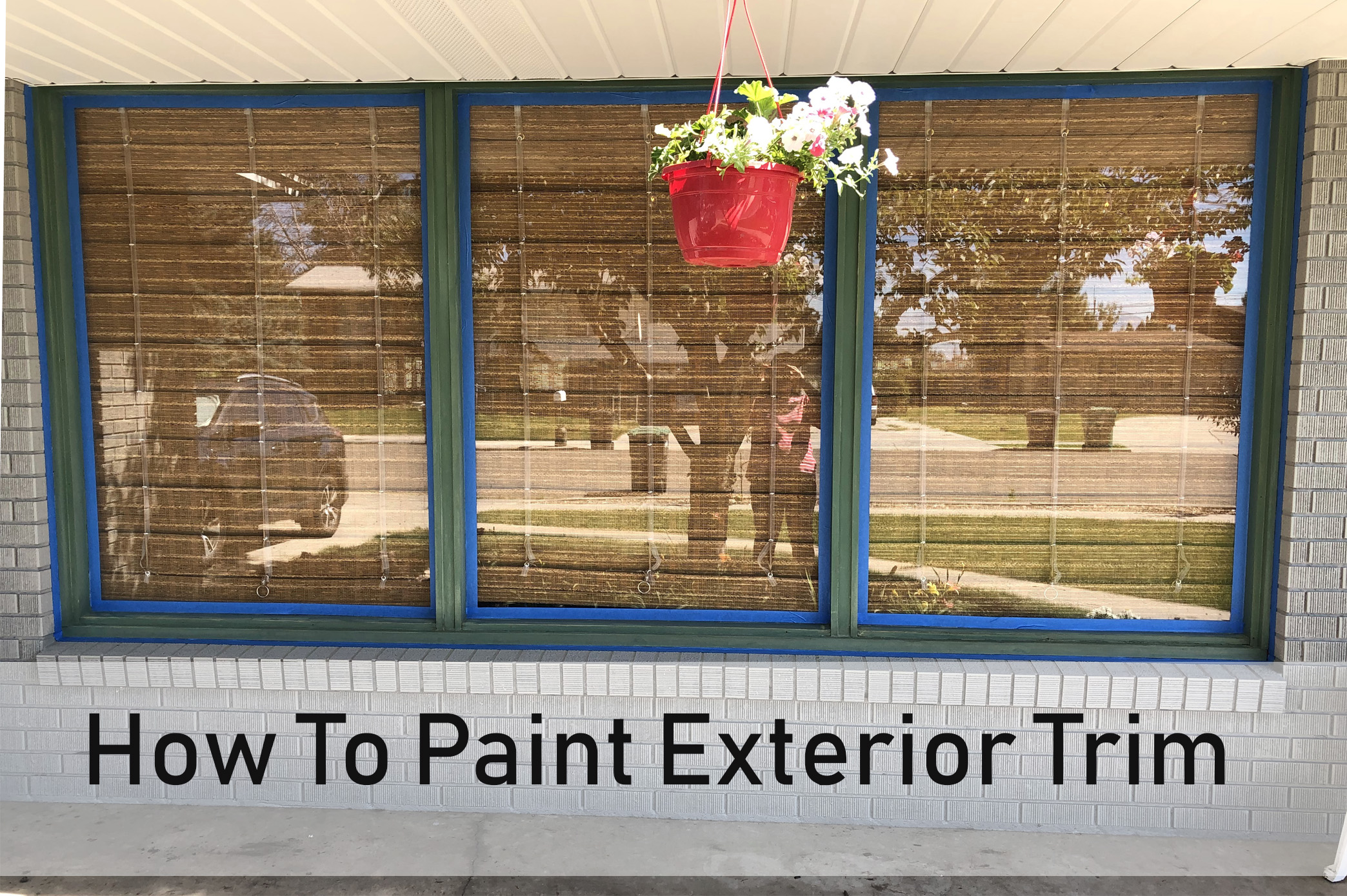 How to Paint Exterior Trim