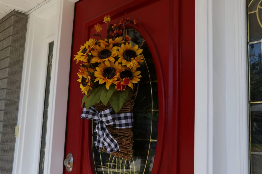 DIY Fall Wreath Hanging Basket